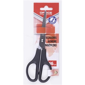 Bild von Nożyczki biurowe Office Products klasyczne czarne 16cm