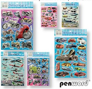 Bild von Naklejki laser transport 20x25mm MIX