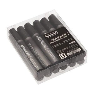 Bild von Marker permanentny ścięty czarny (12szt)