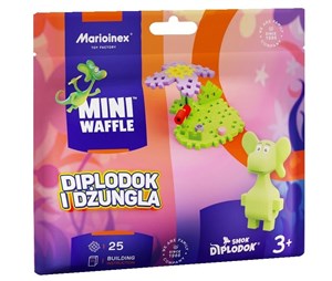 Bild von Mini Waffle 25el Smok Diplodok i Dżungla