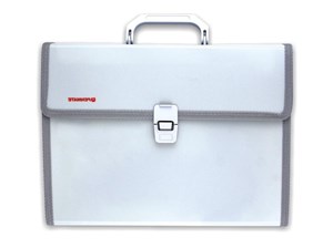 Bild von Aktówka z przegródkami z rączką PP-412 szara