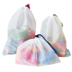 Obrazek Woreczki siatkowe 9szt. mix