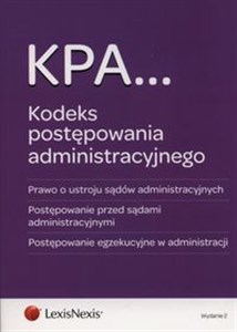 Bild von Kodeks postępowania administracyjnego Prawo o ustroju sądów administracyjnych Postępowanie przed sądami administracyjnymi