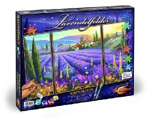 Obrazek SCHIPPER MNZ-LAVENDELFELDER (TRIPTYCHON)
