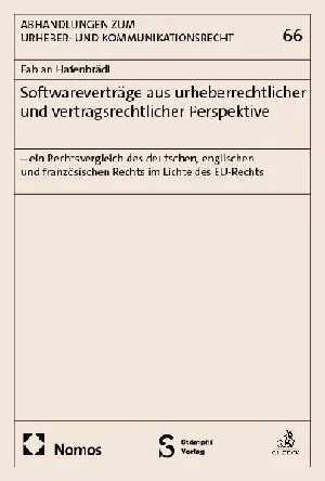Obrazek HAFENBRÄDL, F: SOFTWAREVERTRÄGE