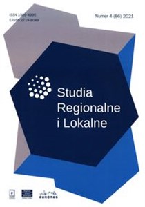 Bild von Studia Regionalne i Lokalne 4 (86) 2021