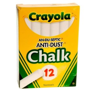 Bild von Kreda biała anti-dust Crayola 12szt