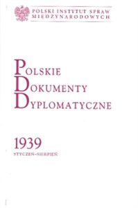 Obrazek Polskie dokumenty dyplomatyczne 1939