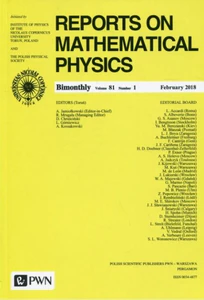 Bild von Reports on Mathematical Physics 81/1