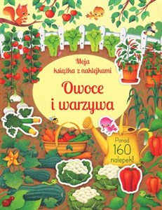 Obrazek Moja książka z naklejkami Owoce i warzywa