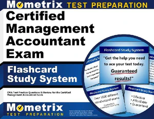 Obrazek CERTIFIED MANAGEMENT ACCOUNTANT EXAM FLASHCARD STUDY SYSTEM