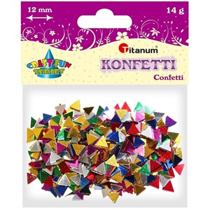 Obrazek Konfetti trójkąty mix 14g