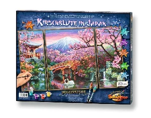 Obrazek SCHIPPER MALEN NACH ZAHLEN - KIRSCHBLÜTE (TRIPTYCHON)