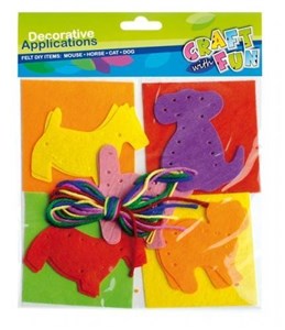 Obrazek Ozdoba dekoracyjna filcowa przeplatanka