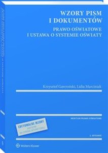 Obrazek Wzory pism i dokumentów Prawo oświatowe i ustawa o systemie oświaty