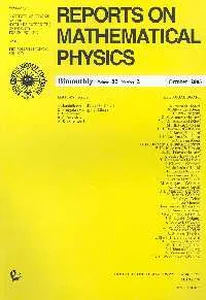 Bild von Reports on Mathematical Physics 52/2/2003