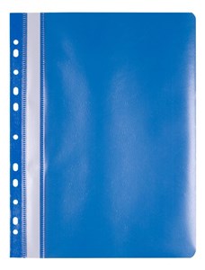 Bild von Paczka skoroszyt A4 Office Products PP miękki wpinany niebieski 25 sztuk