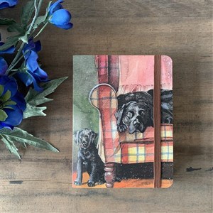 Bild von Notatnik z gumką A6 SCN32 Psy Sophie&Scarlett