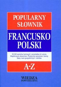Obrazek Popularny słownik francusko-polski A-Z