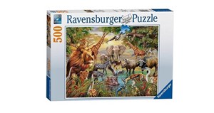 Obrazek Puzzle 500 Zwierzęta przy wodopoju