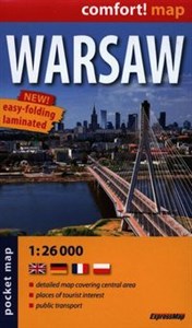 Bild von Warsaw pocked map 1:26 000