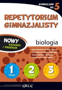Bild von Repetytorium gimnazjalisty Biologia Gimnazjum na 5 Nowy egzamin i program