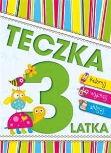 Obrazek Teczka 3 latka Koloruj wycinaj sklejaj