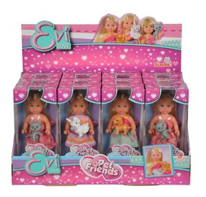 Obrazek Lalka Evi ze zwierzątkiem 1 szt.mix