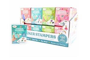 Obrazek Automatyczny stempel z naklejkami MIX 160szt