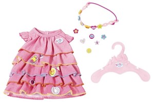 Obrazek Baby Born - Letnia sukienka z przypinkami