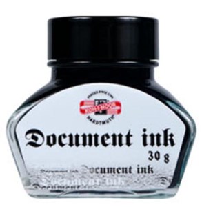 Obrazek Atrament do piór wiecznych 30g czarny