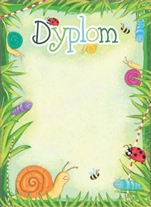 Bild von Dyplom dziecięcy A4/20ark. Łąka