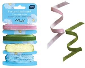 Bild von Zestaw tasiemek i sznurków pastel