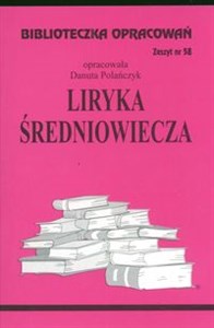 Bild von Biblioteczka Opracowań Liryka średniowiecza Zeszyt nr 58