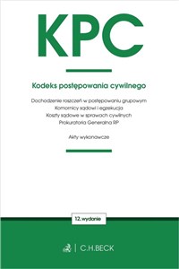 Bild von KPC Kodeks postępowania cywilnego oraz ustawy towarzyszące