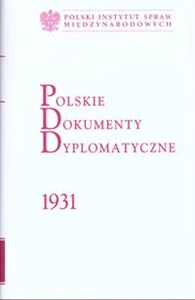 Obrazek Polskie Dokumenty Dyplomatyczne 1931