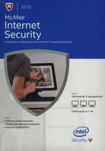 Obrazek McAfee Internet Security 2015 Ochrona 3 komputerów, subskrypcja na 1 rok