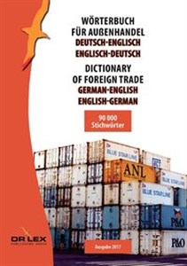 Obrazek Dictionary of foreign trade German-English English-German