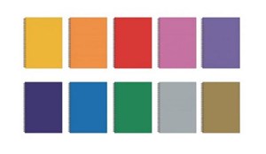 Obrazek Brulion A5/80K na spirali pastelowy PENMATE