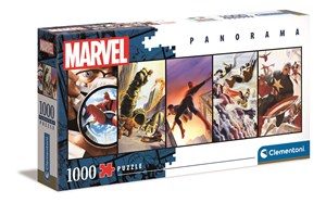 Obrazek Puzzle 1000 panoramiczne collection Marvel 39611
