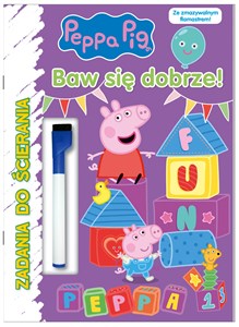 Obrazek Peppa Pig Zadania do ścierania Baw się dobrze