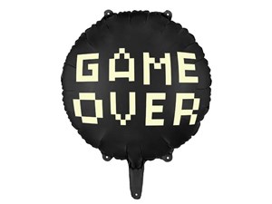 Bild von Balon foliowy Game over czarny 45cm