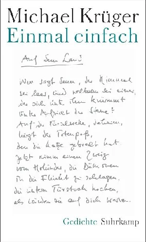 Obrazek KRÜGER, M: EINMAL EINFACH