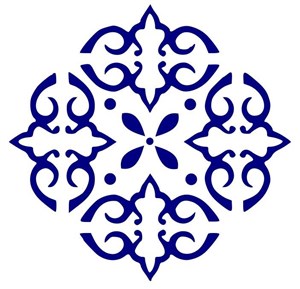 Bild von Szablon ornament 20x30cm