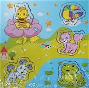 Bild von Puzzle drewniane układanka Zwierzęta 5