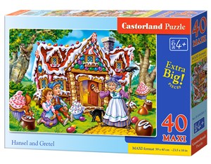 Obrazek Puzzle 40 Maxi Hansel and Gretel