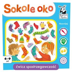 Obrazek Sokole oko Kapitan Nauka Ćwicz spostrzegawczość 6-9 lat