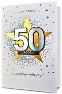 Obrazek Karnet Urodziny 50