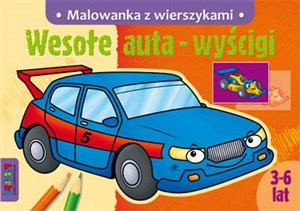 Bild von Wesołe auta-wyścigi Malowanka z naklejkami