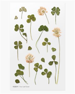 Bild von Naklejki ozdobne kwiaty Koniczyna artystyczne scrapbooking rękodzieło